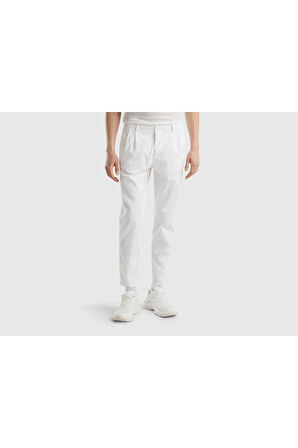 United Colors Of Benetton Erkek Beyaz Pantolon (Model Kodu: 123P43Nuuf00N )