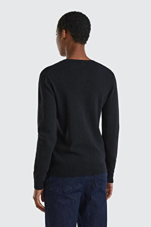 United Colors Of Benetton Kadın / Kız Siyah Hırka (Model Kodu: 124A1002D5485 )