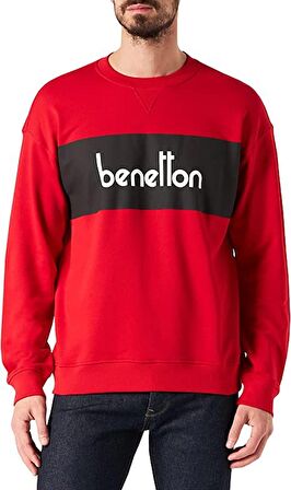 Benetton Erkek Sweatshirt 3J68U105V-009