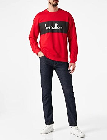 Benetton Erkek Sweatshirt 3J68U105V-009