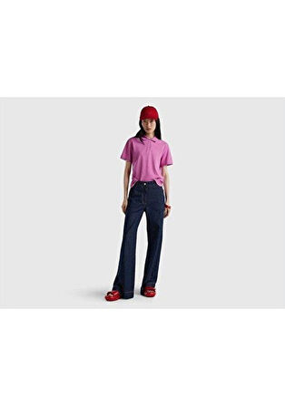 United Colors Of Benetton Kadın Polo Yaka T-Shirt 3WG9D3008