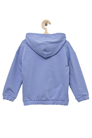 BENETTON KIZ ÇOCUK FERMUARLI SWEAT-MAVİ | 11-12 Yaş