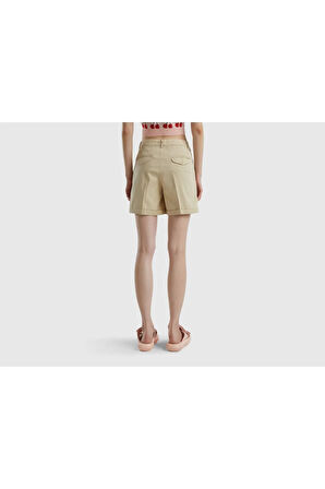 United Colors of Benetton Kadın Bej Şort Model Kodu: 124P4CDR592G4