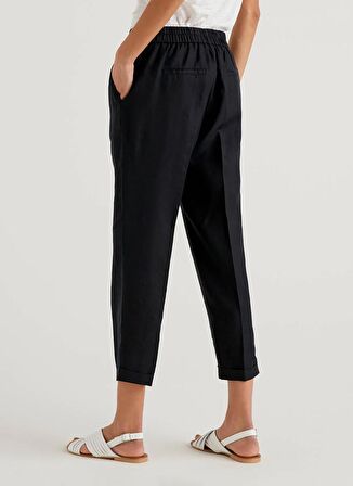 Benetton Normal Siyah Kadın Pantolon 4AGH558X5