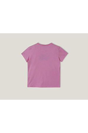 United Colors of Benetton Kız Çocuk Pembe T-Shirt