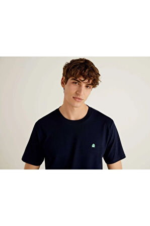 United Colors of Benetton Erkek Lacivert Tişört Model Kodu: 124P3MI5J1AF7