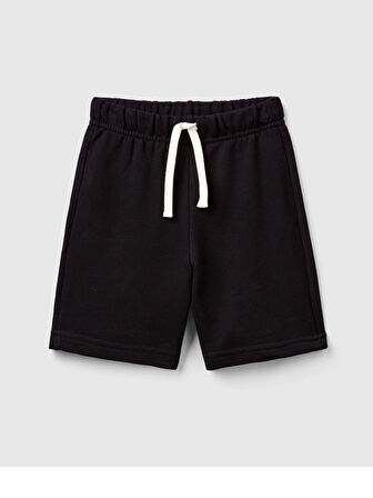 Benetton Erkek Çocuk Şort 1-6 Yaş Siyah