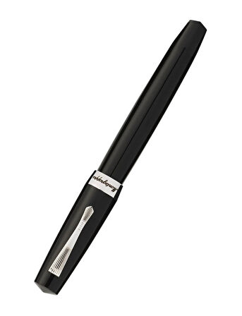 Montegrappa Elmo 02 Debonair Simplicity Siyah Dolma Kalem - F Uç ISE2R2AC
