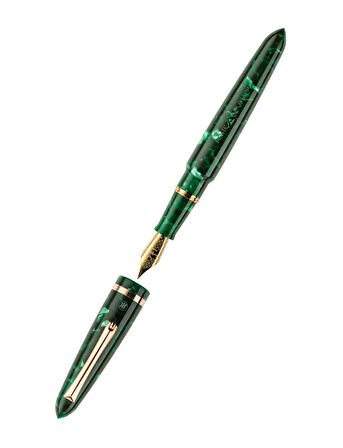 Montegrappa Venetia Local Hero Yeşil Dolma Kalem - F Uç ISVEN2AG