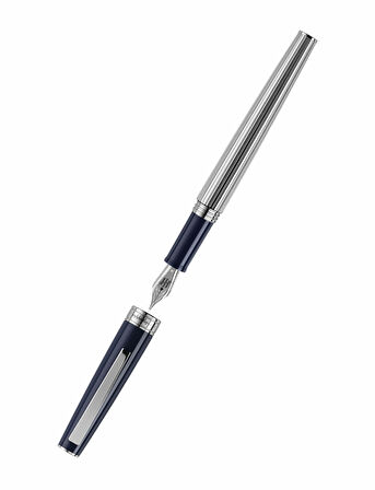Montegrappa Armonia Greatness Starts Small Duetto Lacivert Dolma Kalem - M Uç ISA1M3AD