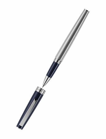Montegrappa Armonia Greatness Starts Small Duetto Lacivert Roller Kalem ISA1MRAD