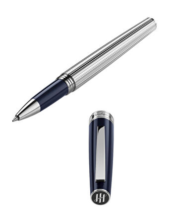 Montegrappa Armonia Greatness Starts Small Duetto Lacivert Roller Kalem ISA1MRAD