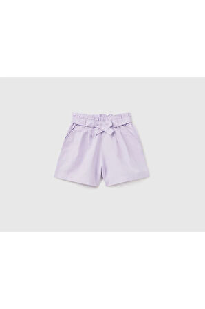 United Colors Of Benetton Kadın / Kız Lila Şort (Model Kodu: 223P4Be7C901H )