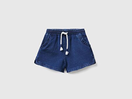 Unıted Colors Of Benetton Kız Bebek Denim Şort 4BAYG900R