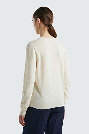 United Colors Of Benetton Kadın / Kız Krem Hırka (Model Kodu: 124A1002D5485 )
