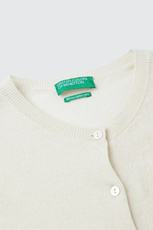 United Colors Of Benetton Kadın / Kız Krem Hırka (Model Kodu: 124A1002D5485 )