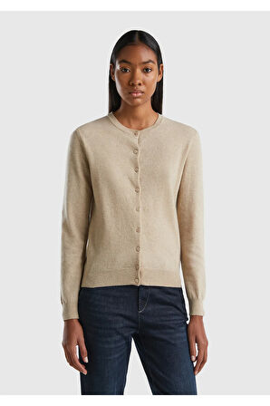 United Colors Of Benetton Kadın / Kız Bej Hırka (Model Kodu: 124A1002D5485 )