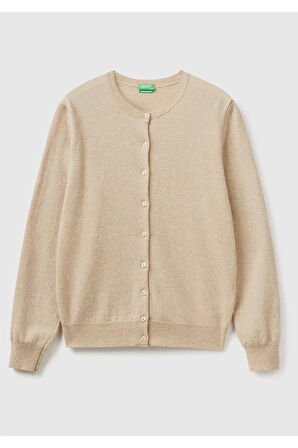 United Colors Of Benetton Kadın / Kız Bej Hırka (Model Kodu: 124A1002D5485 )