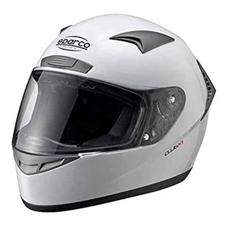 SPARCO X1 CLUB KAPALI KASK BEYAZ M  BEDEN