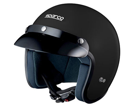 SPARCO J1 CLUB AÇIK KASK SİYAH S  BEDEN