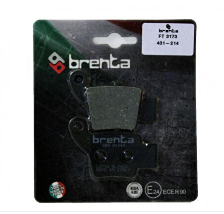 Brenta Organik Fren Balata Ft 3173 Megellı 125 R Arka