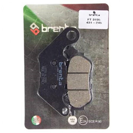 Brenta Organik Fren Balata Ft 3195 Arka Yamaha Mt-25 & Yzf-r25 (370 - 662)