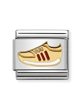 Composable Classic Dekoratif Link - Günlük Hayat - Kırmızı spor ayakkabısı -  18K Altın