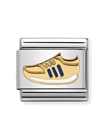 Composable Classic Dekoratif Link - Günlük Hayat - Mavi spor ayakkabısı -  18K Altın