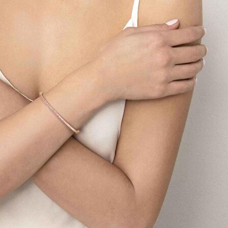 Lovelight - Bileklik - Pembe yüzgeç, sarı altın