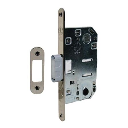 Stv Kilit Wc Kapı Kolu Manyetik Nikel 50X8X96X6