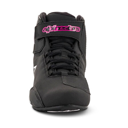 Alpinestars Stella Sektor Korumalı Kadın Motosiklet Botu Siyah  Fuşya
