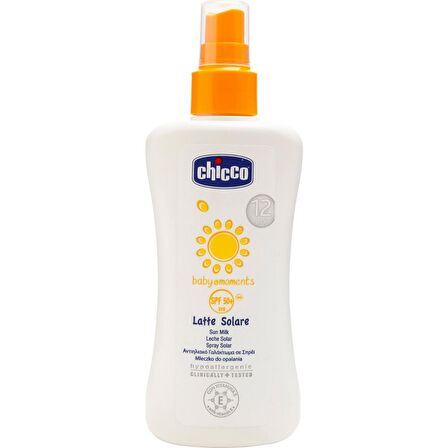 Chicco Latte Solare 50+ Faktör Hassas Ciltler İçin Bebek Güneş Koruyucu Süt 150 ml