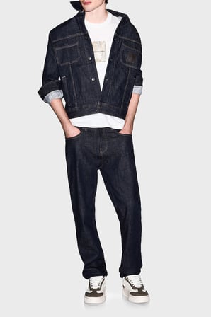 Armani Exchange Baskılı Pamuklu Regular Fit Bisiklet Yaka T Shirt Erkek T SHİRT XM002501 AF10356 U0009 EKRU