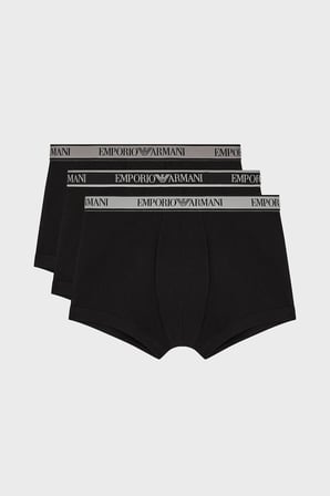 Emporio Armani Pamuklu Logolu 3 Pack Boxer Erkek BOXER EM000259 AF20669 MC061 SİYAH