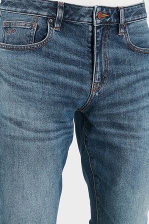 Armani Exchange Pamuklu Slim Fit Normal Bel Jeans Erkek KOT PANTOLON XM000070 AF25868 MB002 MAVİ