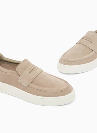 Armani Exchange Bej Erkek Deri Casual Ayakkabı XM002632
