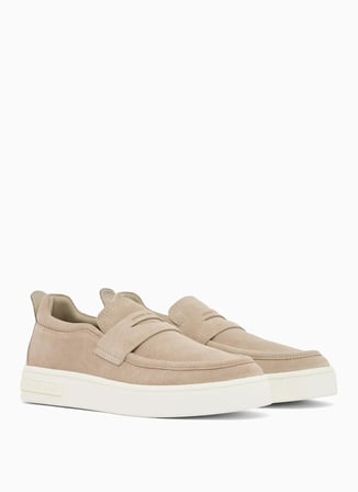 Armani Exchange Bej Erkek Deri Casual Ayakkabı XM002632