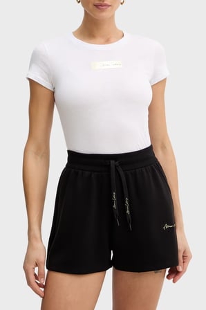 Armani Exchange Pamuklu Slim Fit Bisiklet Yaka T Shirt Bayan T SHİRT XW002327 AF10358 U0002 BEYAZ