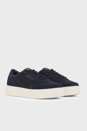 Armani Exchange Hakiki Deri Logolu Sneaker Ayakkabı Erkek AYAKKABI XM002626 AF24947 ZB004 LACİVERT