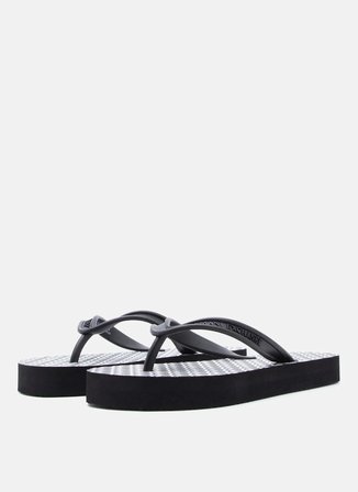Armani Exchange Siyah Kadın Plaj Terliği XDQ010