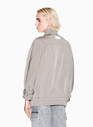 Armani Exchange Standart Bej - Gri Kadın Ceket XW001393