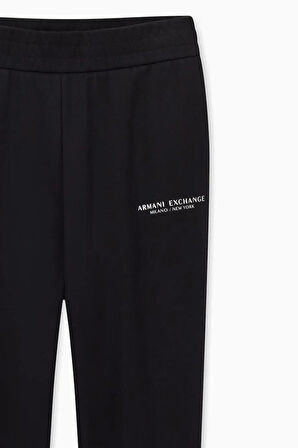 Kadın Regular Fit Logolu Jogger Eşofman Altı - Siyah | XS