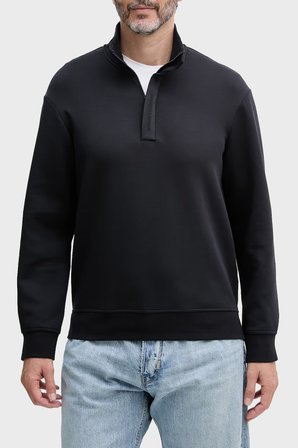 Armani Exchange Pamuklu Regular Fit Yarım Fermuarlı Dik Yaka Sweat Erkek SWEAT XM001295 AF10818 UB101 LACİVERT