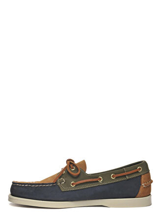 Sebago Nubuk Lacivert - Yeşil Erkek Günlük Ayakkabı 7111M2W