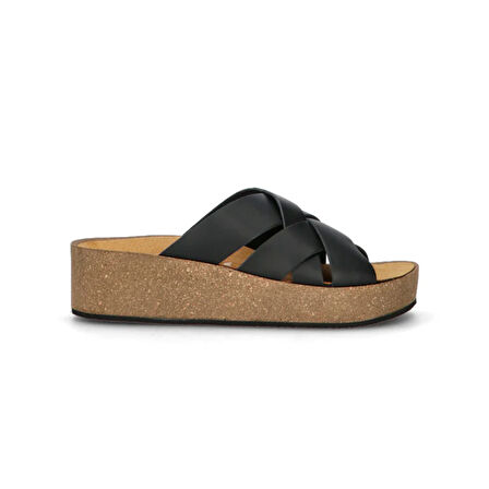 Kadın Terlik 60M0  Frau LONDON-S Nero