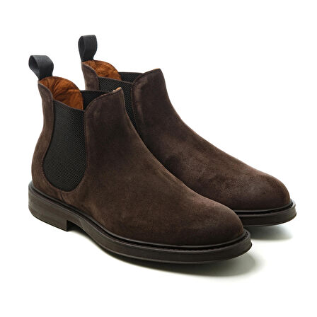 KAHVERENGİ Erkek Bot 73A3 FRAU WAXY Ankle Boot PEPE (Dark Brown)