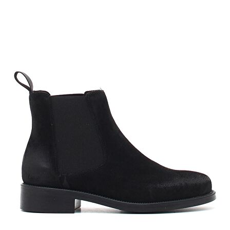 SİYAH Kadın Bot 98A3  FRAU BEATLES SUEDE BLACK