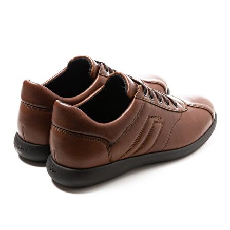 Frau Yuvarlak Burun Kısa Topuk Bağcıklı Spor Kahverengi Klasik Bot 