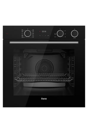 Xe64cs Steamart&fryart Serisi Buharlı Pişirme Siyah Ankastre Fırın (0+10 Konum)
