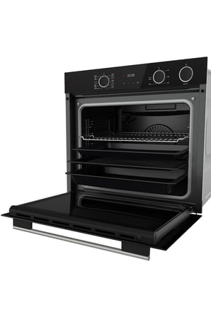 Xe64cs Steamart&fryart Serisi Buharlı Pişirme Siyah Ankastre Fırın (0+10 Konum)